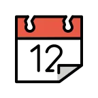 Tear-Off Calendar emoji on OpenMoji