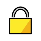 Locked emoji on OpenMoji