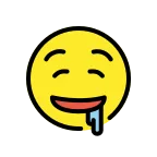 Emoji Cara babeando en OpenMoji