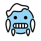 Emoji Cara con frío en OpenMoji