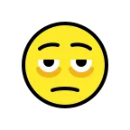 Face with Bags Under Eyes emoji on OpenMoji