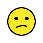 Confused Face emoji on OpenMoji