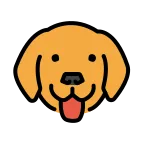 Emoji Cara de perro en OpenMoji