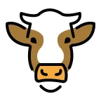Emoji Cara de vaca en OpenMoji