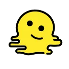 Emoji Cara derritiéndose en OpenMoji