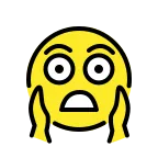 Emoji Cara gritando de miedo en OpenMoji