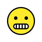 Grimacing Face emoji on OpenMoji