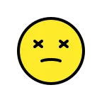 Emoji Cara mareada en OpenMoji