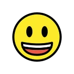 Smiley emoji on OpenMoji