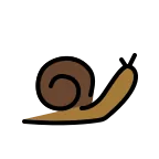 Emoji Caracol en OpenMoji