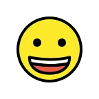 Emoji Carita feliz en OpenMoji