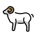 Ram emoji on OpenMoji