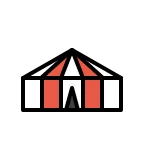 Emoji Carpa de circo en OpenMoji