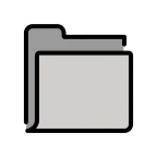 File Folder emoji on OpenMoji