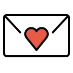 Love Letter emoji on OpenMoji