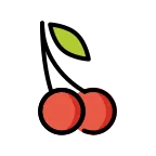 Cherries emoji on OpenMoji