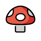 Emoji Champiñón en OpenMoji