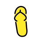 Emoji Chancla en OpenMoji