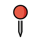 Round Pushpin emoji on OpenMoji