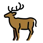 Deer emoji on OpenMoji