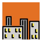 Emoji Ciudad al atardecer en OpenMoji