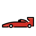 Racing Car emoji on OpenMoji