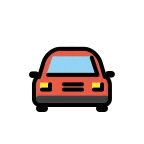 Emoji Coche próximo en OpenMoji