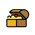Emoji Cofre de tesoro en OpenMoji