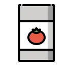 Emoji Comida enlatada en OpenMoji