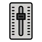 Level Slider emoji on OpenMoji