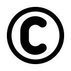 Copyright emoji on OpenMoji