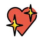 Emoji Corazón brillante en OpenMoji