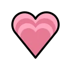 Emoji Corazón creciente en OpenMoji