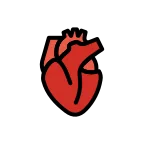 Emoji Corazón humano en OpenMoji