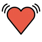 Beating Heart emoji on OpenMoji
