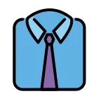 Emoji Corbata en OpenMoji