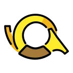 Postal Horn emoji on OpenMoji