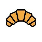 Croissant emoji on OpenMoji