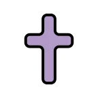 Cross emoji on OpenMoji
