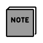 Notebook emoji on OpenMoji