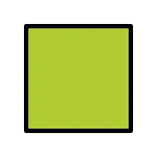 Green Square emoji on OpenMoji