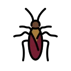 Cockroach emoji on OpenMoji