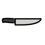 Kitchen Knife emoji on OpenMoji