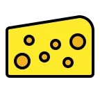 Emoji Cuña de queso en OpenMoji