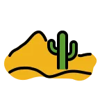 Emoji Desierto en OpenMoji