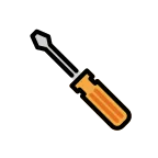 Screwdriver emoji on OpenMoji