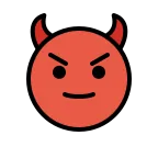 Devil emoji on OpenMoji