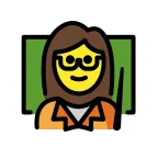 Woman Teacher emoji on OpenMoji