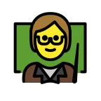 Teacher emoji on OpenMoji
