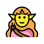 Emoji Elfa en OpenMoji